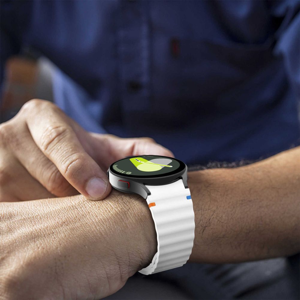 TECH-PROTECT συλλογή - θήκη για Samsung Galaxy Watch 4 / 5 Pro 6 7 FE - Λευκό - Image 4