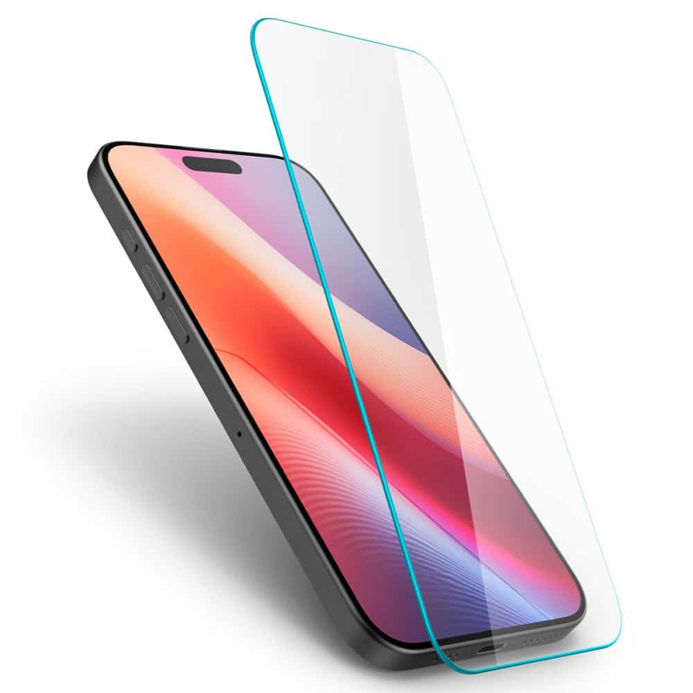Spigen γυαλί προστασίας Glas.TR Slim iPhone 15 / 16 διαφανές - Image 5