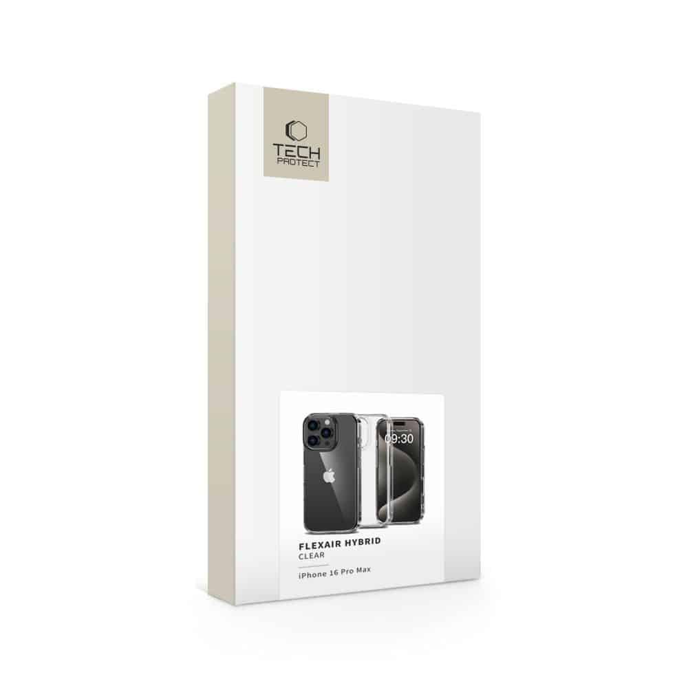 TECH-PROTECT Flexair Hybrid - θήκη για Apple iPhone 16 Pro Max - Διάφανο - Image 5