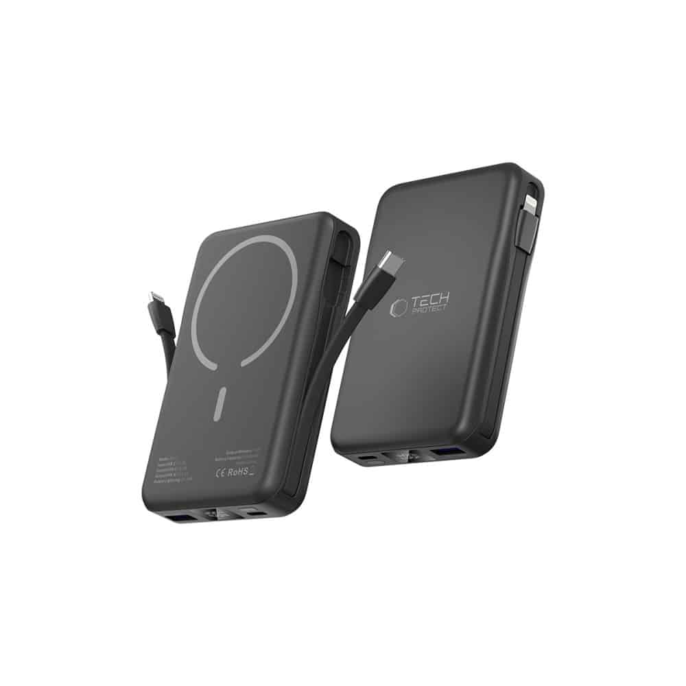 Tech-Protect PB31 Lifemag Magsafe power bank 10000mah μαύρο - Image 5