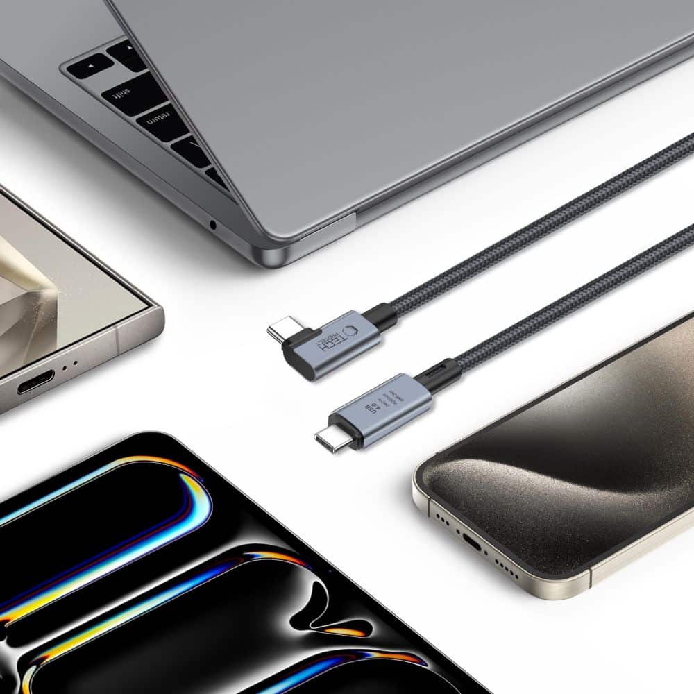 Tech-Protect Ultraboot Max ”L” USB 4.0 8K 40Gbps Type-C καλώδιο PD240W 150CM γκρι - Image 4