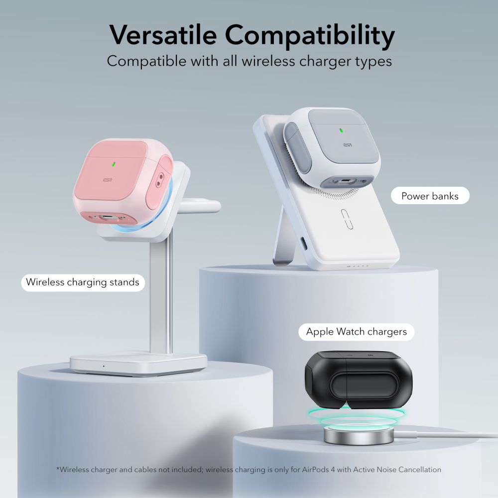 ESR Orbit Halolock MagSafe Apple AirPods 4 ροζ - Image 3