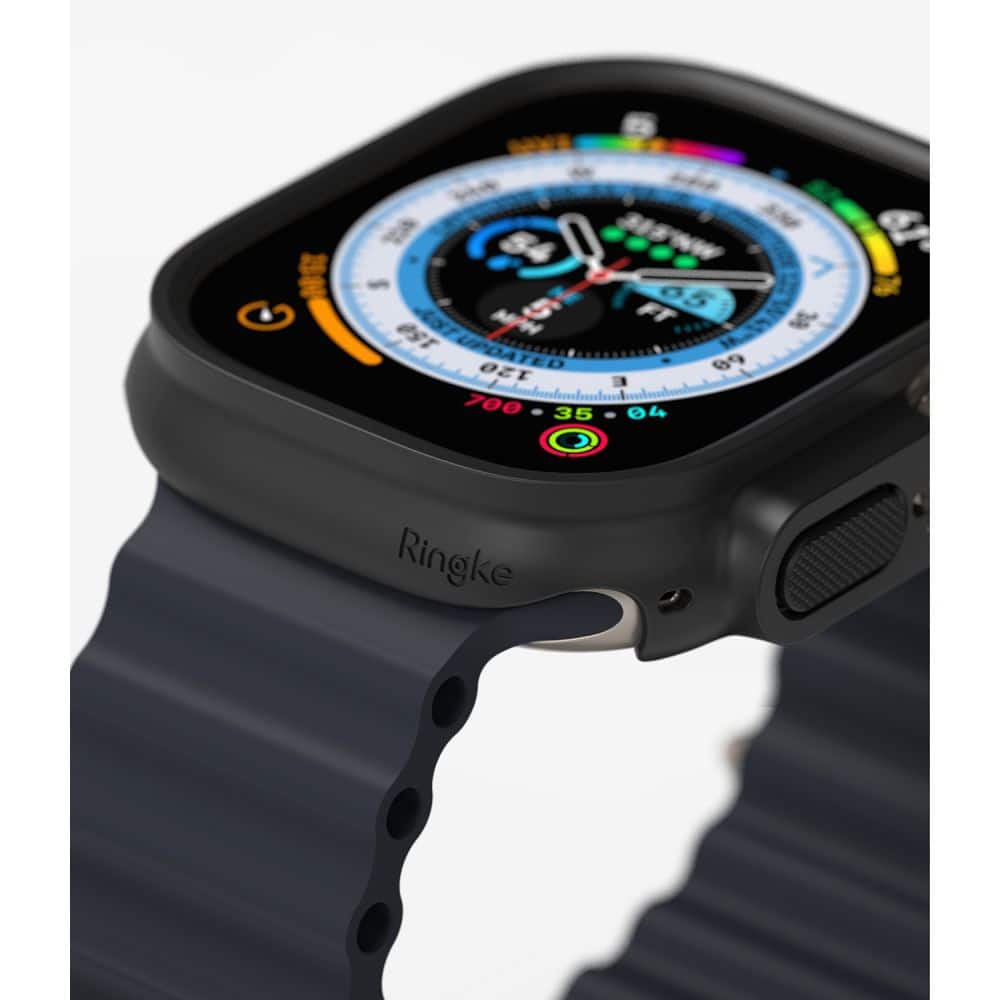 RINGKE Slim 2-pack Apple Watch Ultra 1 / 2 (49 mm) διαφανές & ματ μαύρο - Image 5
