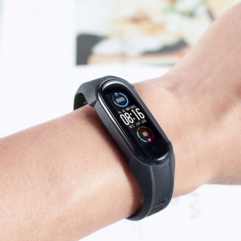 Tech-Protect Armour - Xiaomi Mi Smart Band 5 / 6 / 7 / NFC - Μαύρο - Image 4