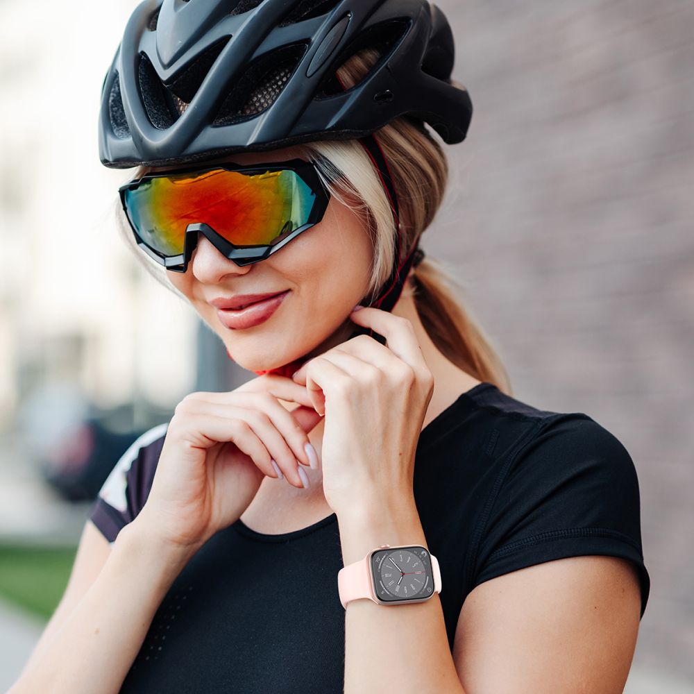 TECH-PROTECT σιλικόνη - θήκη για Apple Watch 6 / 7 8 9 10 SE - Μαύρο - Image 4