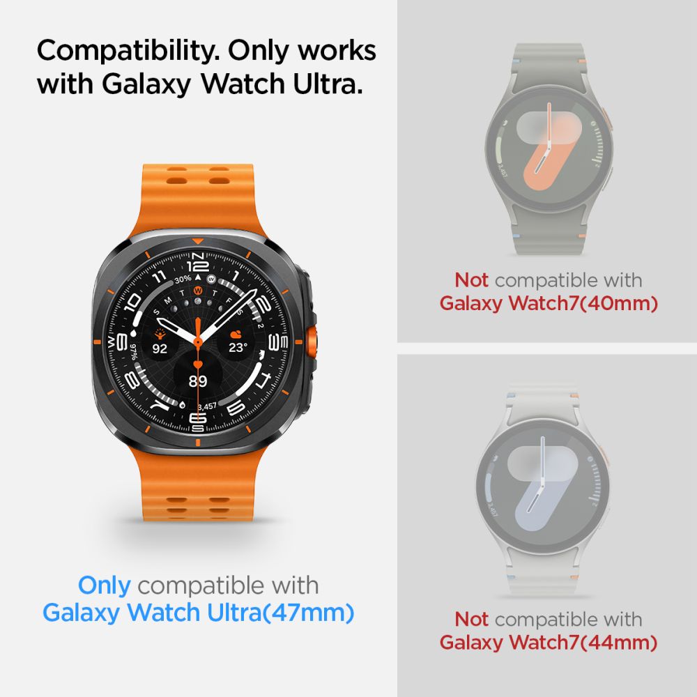 Spigen Glass.TR ”EZ-FIT” 2-pack Galaxy Watch Ultra (47 mm) διαφανές - Image 6