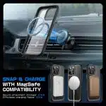 Supcase Unicorn Beetle Slim Clear - Apple iPhone 16 Pro Max - Μαύρο - Image 6
