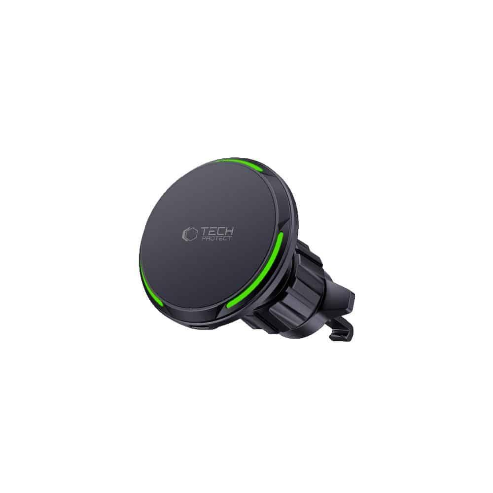 Tech-Protect MM15W-V7 QI2 μαγνητική Magsafe βάση αυτοκινήτου & αεραγωγού ασύρματης φόρτισης 15W μαύρο - Image 5