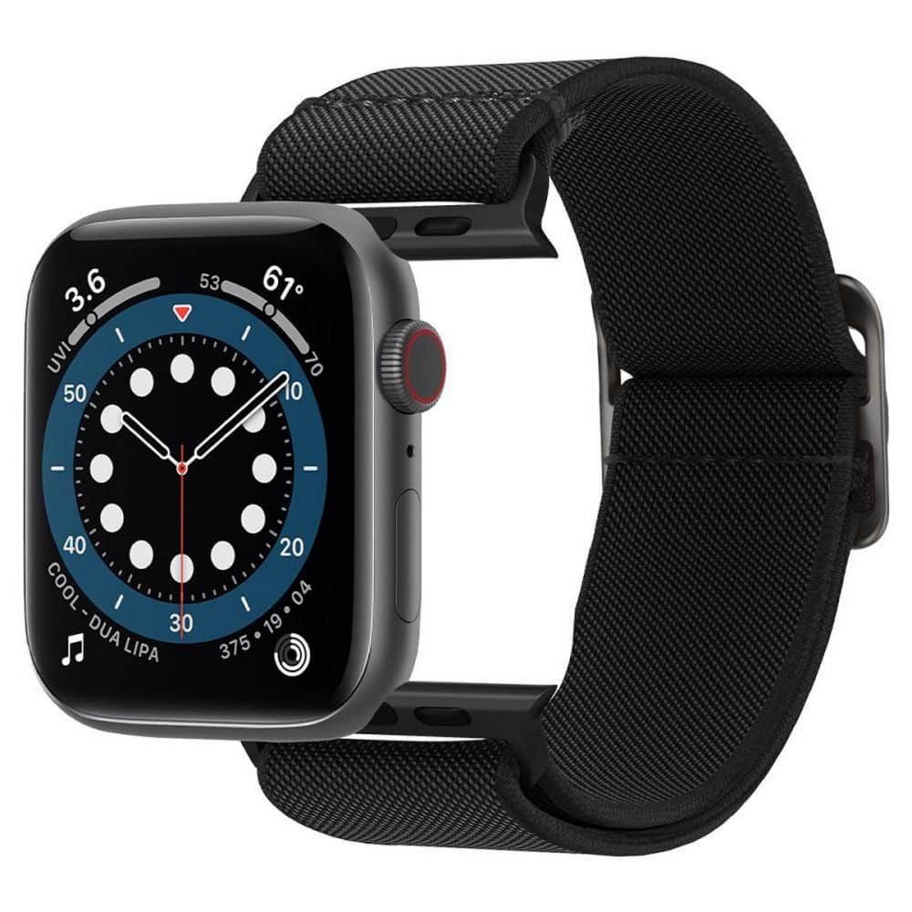Spigen Fit Lite - θήκη για Apple Watch 4 / 5 6 7 SE 42mm 44mm 45 mm - Μαύρο - Image 2