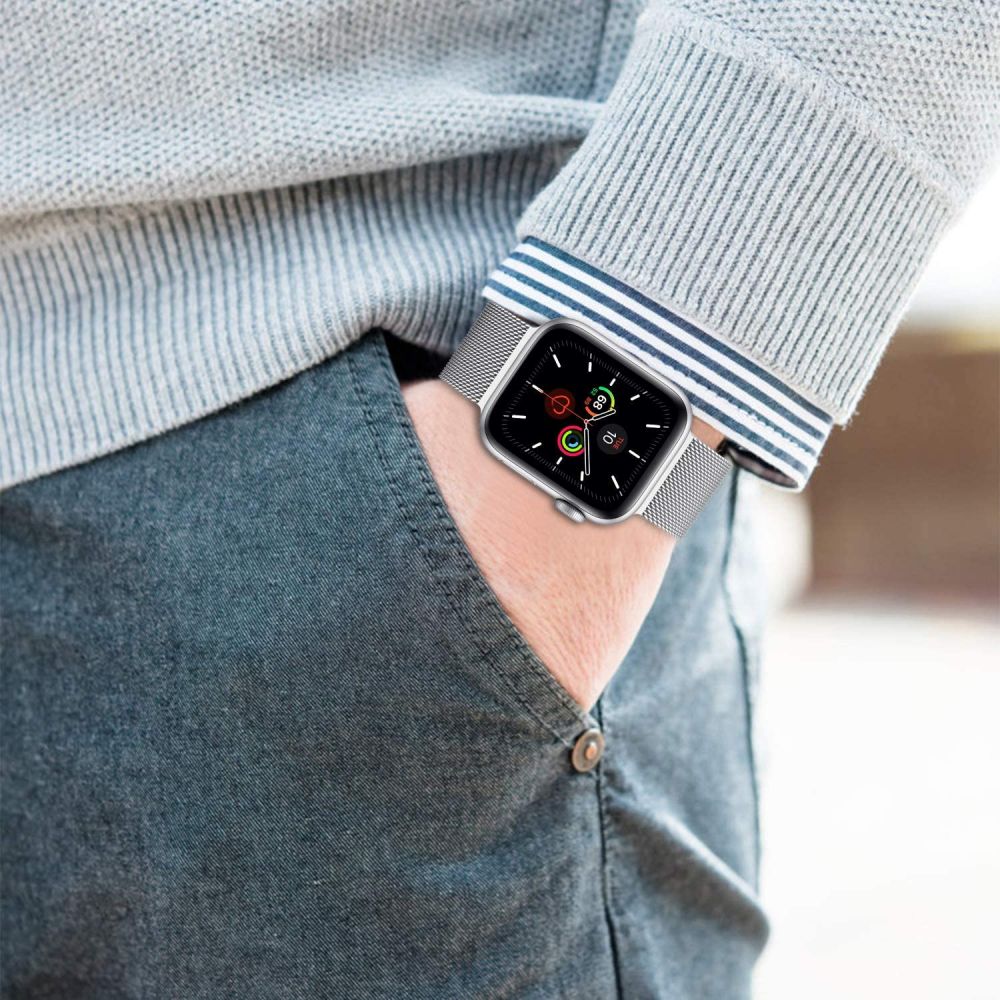TECH-PROTECT MilaneseBand - θήκη για Apple Watch 6 / 7 8 9 10 SE - Διάφανο - Image 3