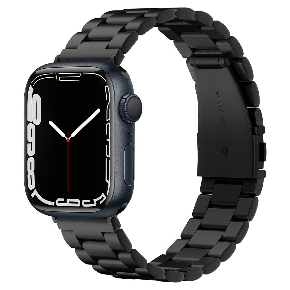Spigen μοντέρνο λουράκι Apple Watch 6 / 7 / 8 / 9 / 10 / SE / Ultra 1 / 2 (44 / 45 / 46 / 49 mm) μαύρο