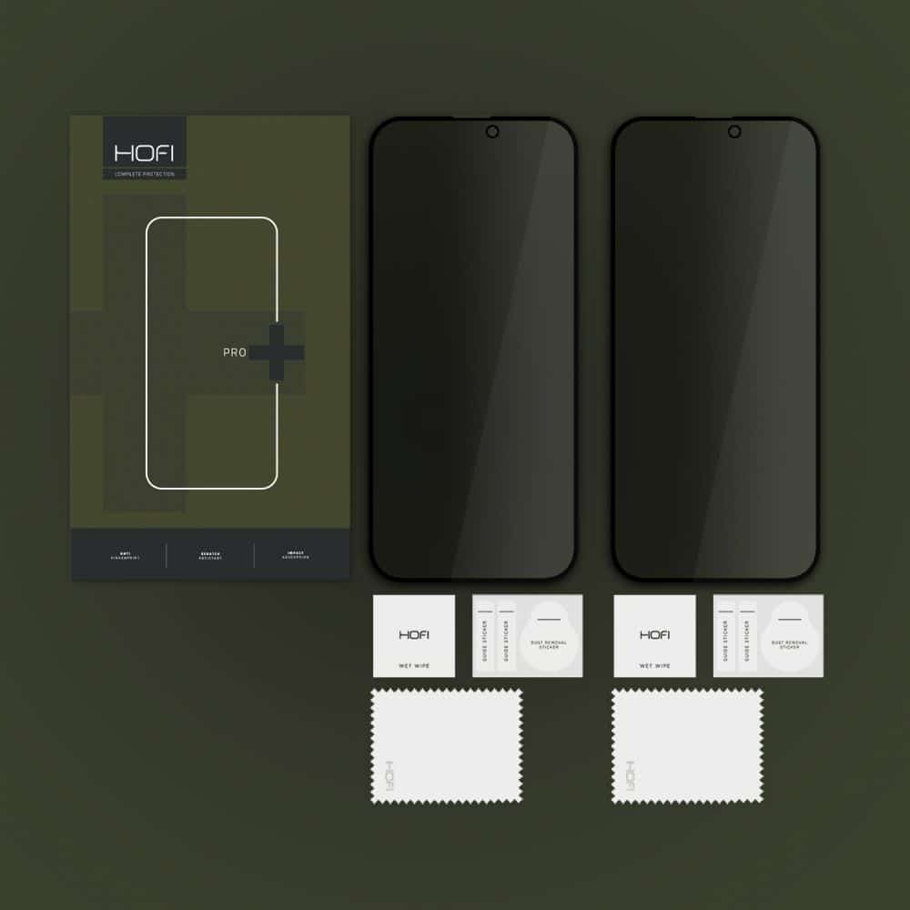 HOFI Anti Spy Glass Pro+ 2-Pack iPhone 16 Pro Privacy γυαλί προστασίας - Image 6