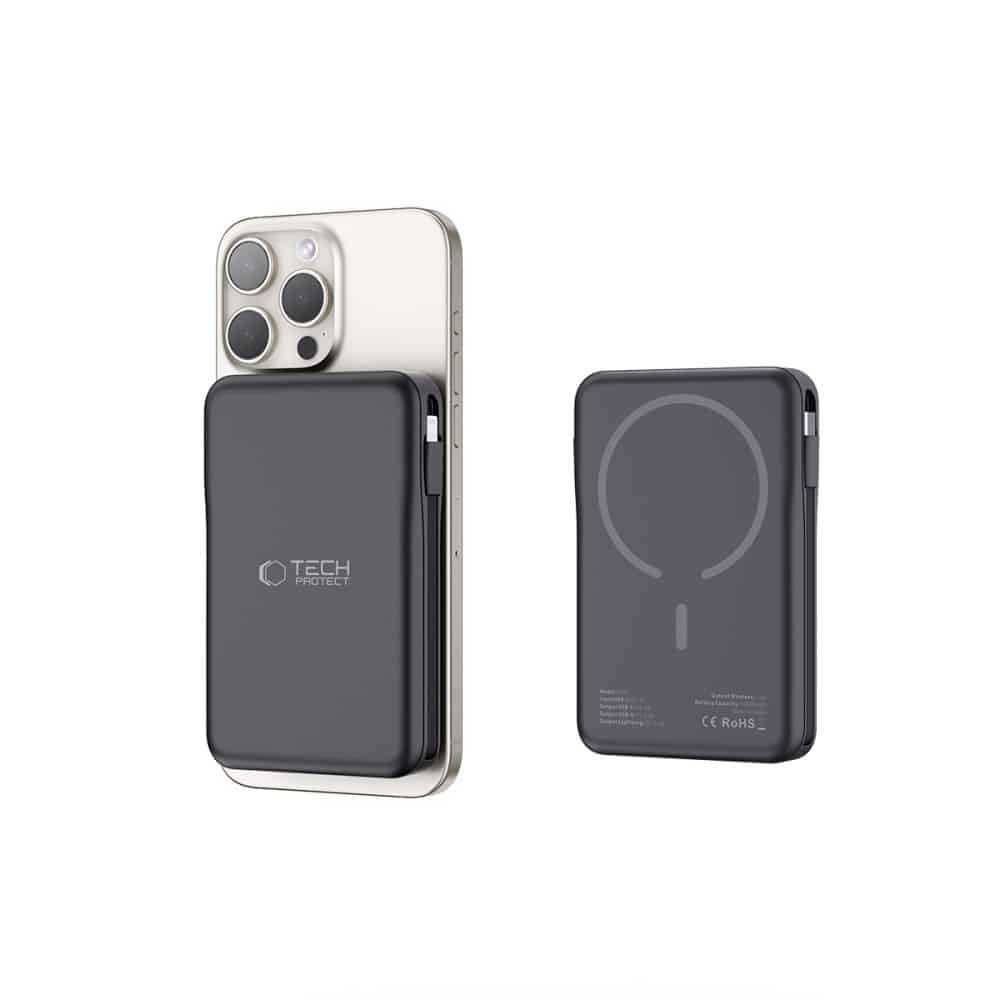 Tech-Protect PB31 Lifemag Magsafe power bank 10000mah μαύρο - Image 7