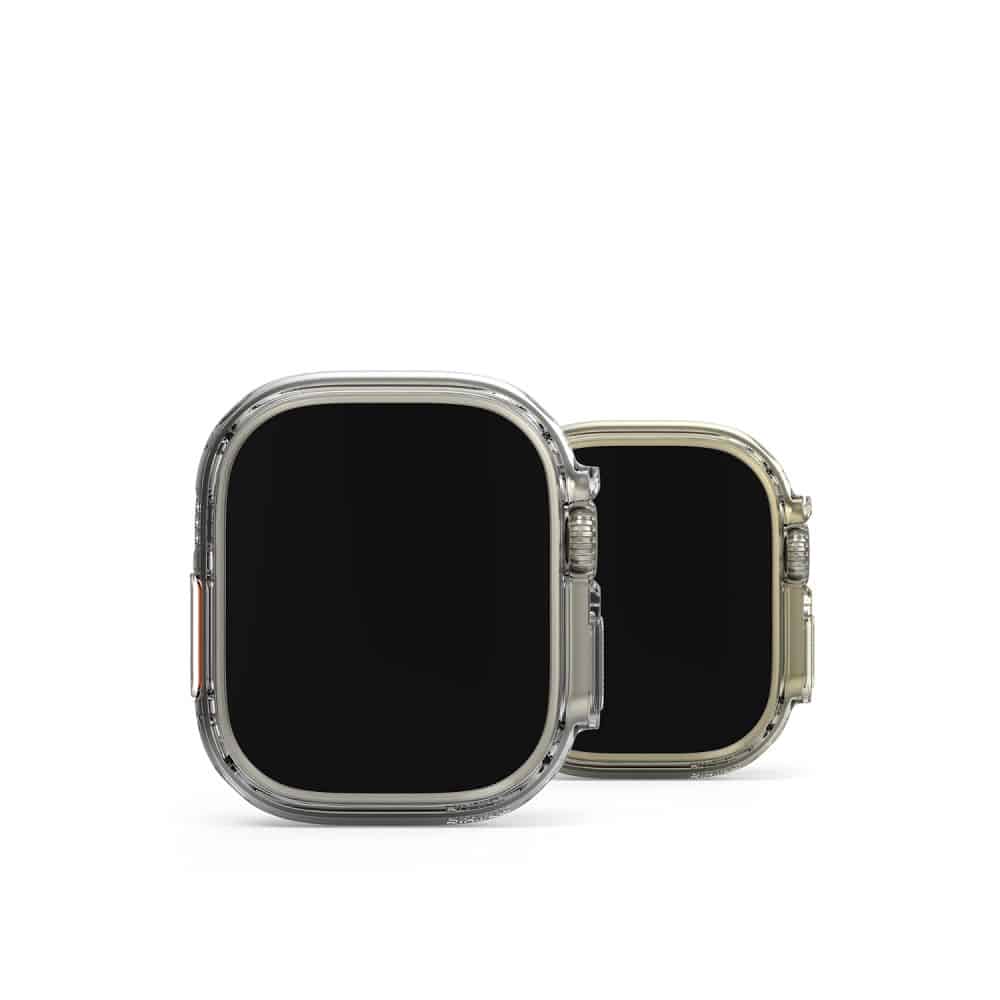 RINGKE Slim 2-pack Apple Watch Ultra 1 / 2 (49 mm) διαφανές & τιτάνιο γκρι - Image 7
