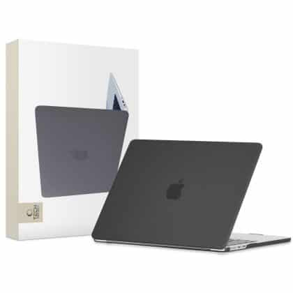 Tech-Protect SmartShell MacBook Air 13 M2 / M3 / 2022-2024 ματ μαύρο