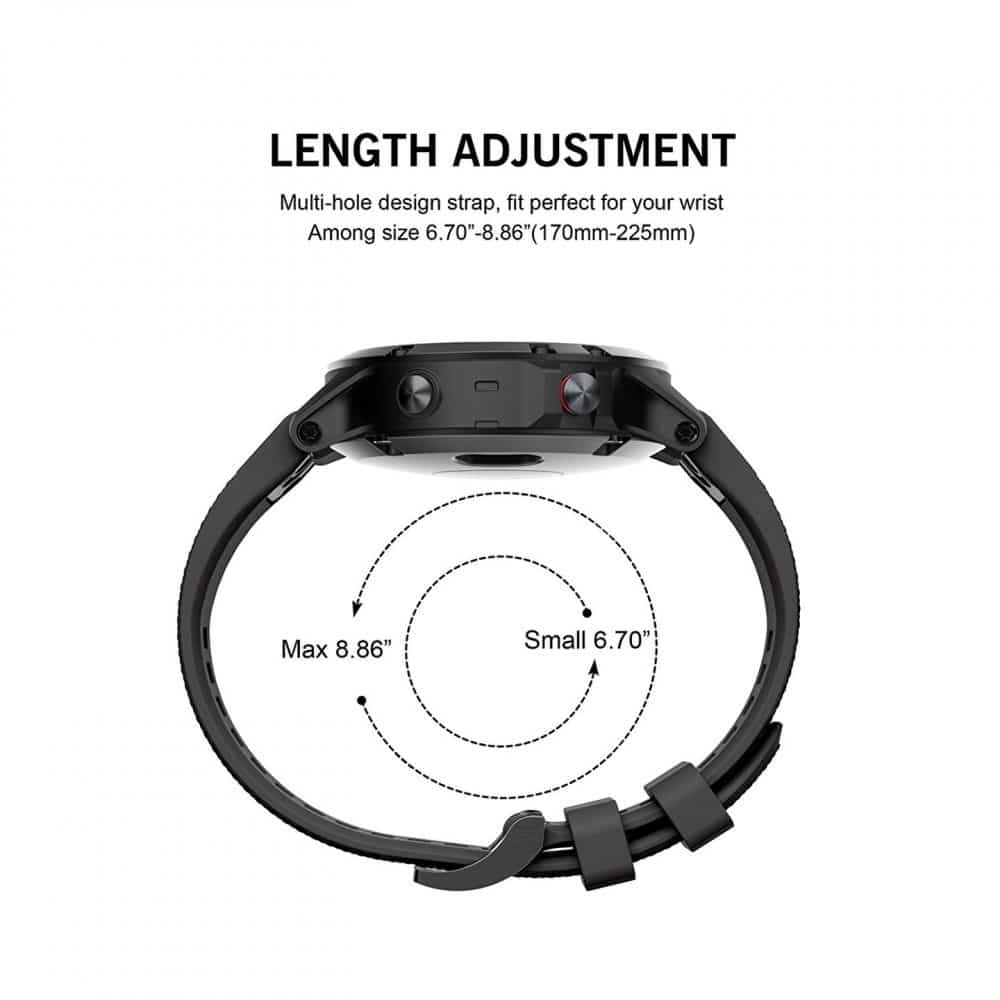 Tech-Protect ομαλή Garmin Fenix 5 / 6 / 6 Pro / 7 μαύρη - Image 6