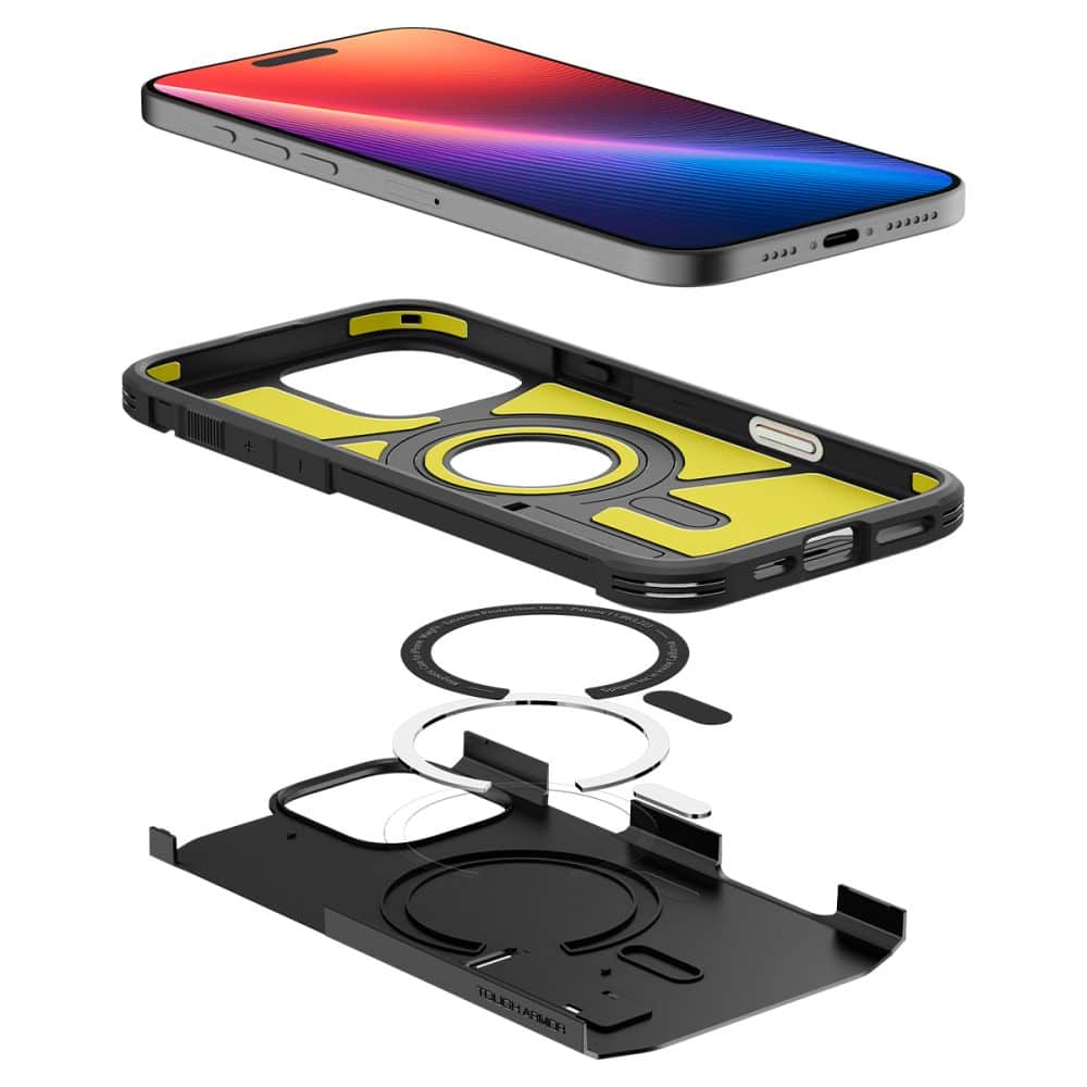 Spigen Tough Armor T - θήκη για Apple iPhone 16 Pro - Μαύρο - Image 7