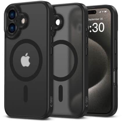 TECH-PROTECT Magcam - θήκη για Apple iPhone 16 - Μαύρο