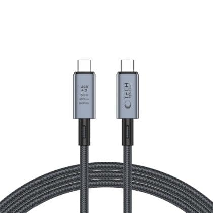 Tech-Protect Ultraboot Max USB 4.0 8K 40Gbps Type-C καλώδιο PD240W 200CM γκρι