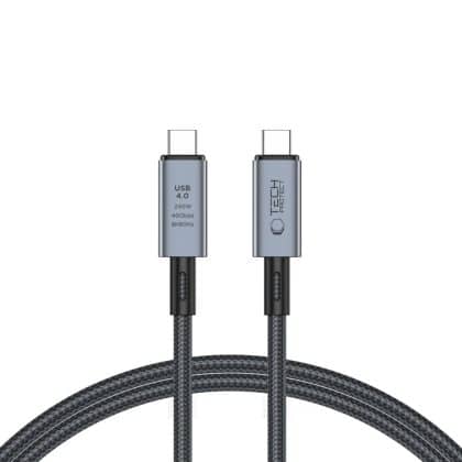 Tech-Protect Ultraboot Max USB 4.0 8K 40Gbps Type-C καλώδιο PD240W 100CM γκρι