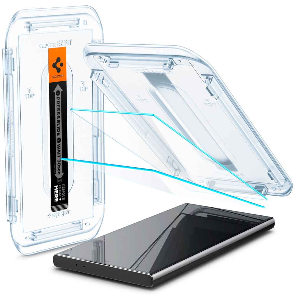 Spigen γυαλί προστασίας Glas.TR "EZ Fit" 2-pack Galaxy S24 Ultra διαφανές - Image 2