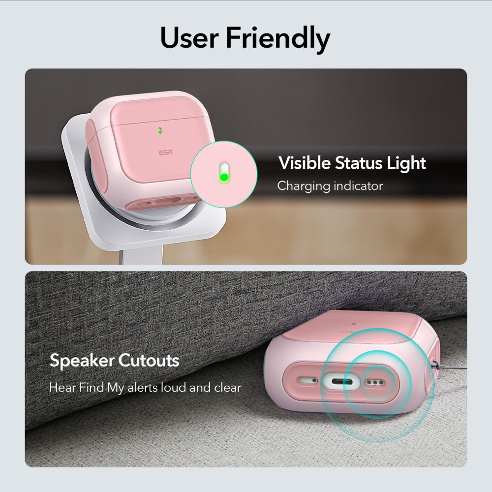 ESR Orbit Halolock MagSafe Apple AirPods 4 ροζ - Image 7