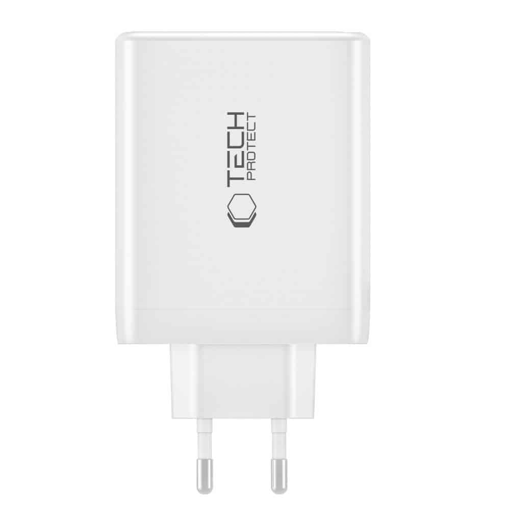 Tech-Protect NC100W-GAN φορτιστής 4 θυρών PD100W/QC3.0 μαύρος - Image 3