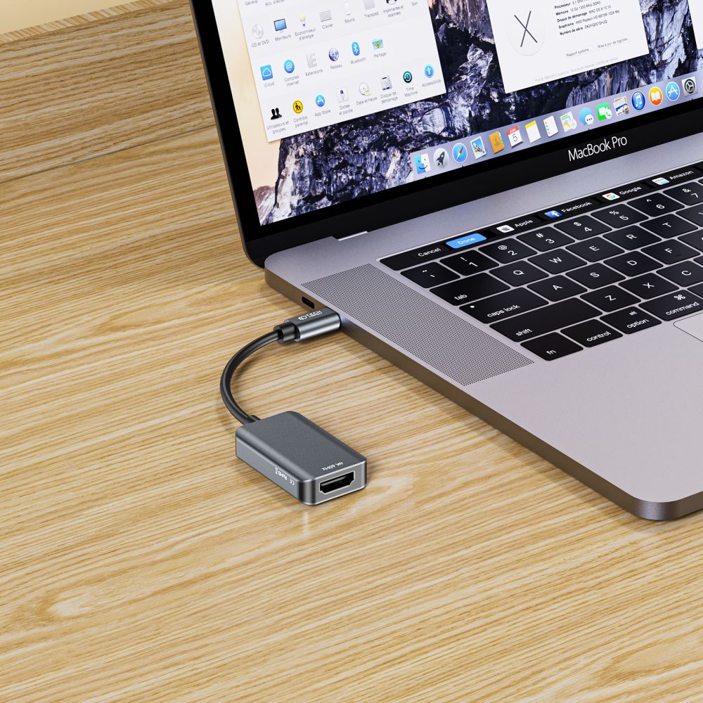 Tech-Protect προσαρμογέας Type-C σε HDMI 4K 60Hz μαύρος - Image 5