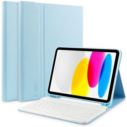 Tech-Protect SC Pen + Keyboard iPad 10.9” 10 / 2022 / 11” 11 / 2025 γαλάζιος ουρανός