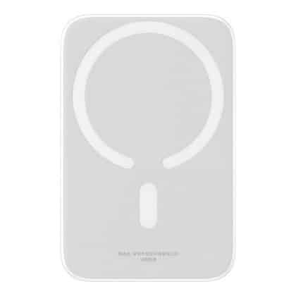 Baseus - Power Bank μαγνητικό Mini Air (P10059002223-00) - USB-C, MagSafe, 6000mAh, 20W - Λευκό