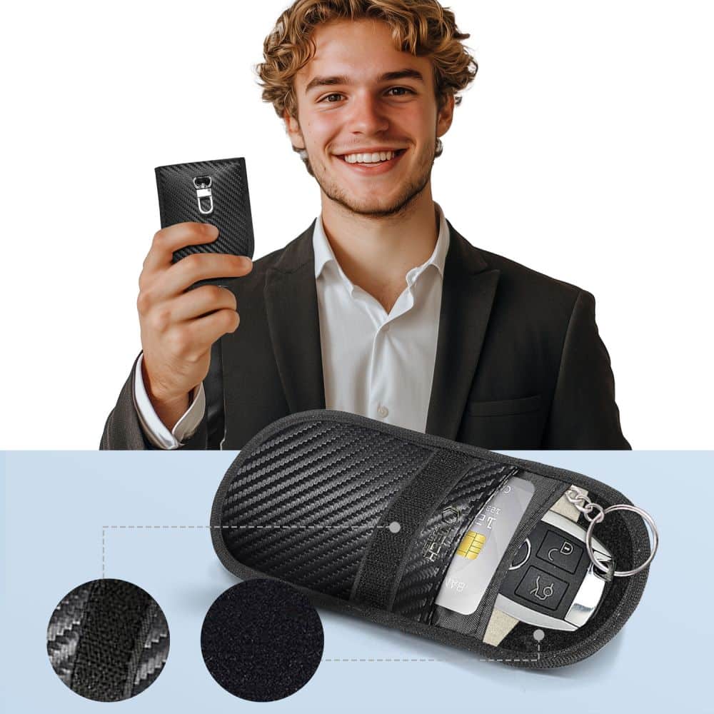 Tech-Protect Faraday KLR100 θήκη Keyless RFID Signal Blocker Carbon - Image 4