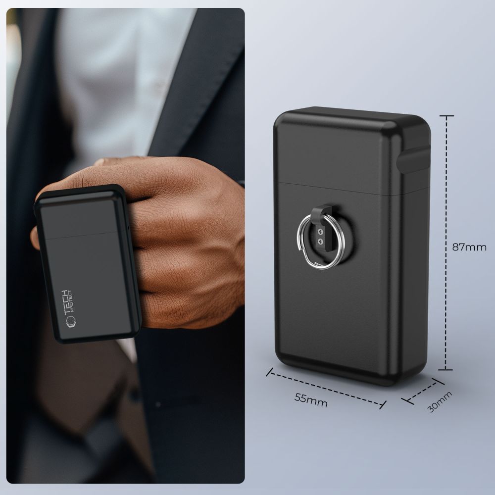 Tech-Protect Faraday KLR200 μεταλλική θήκη RFID σήματος μπλοκαρίσματος μαύρη - Image 8