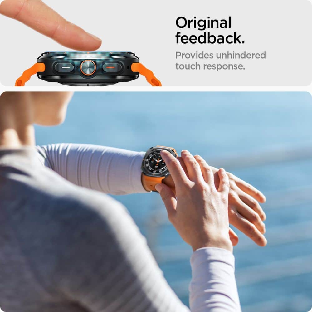 Spigen Glass.TR ”EZ-FIT” 2-pack Galaxy Watch Ultra (47 mm) διαφανές - Image 9