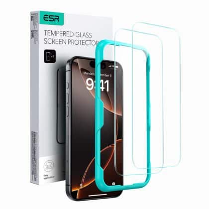 ESR γυαλί προστασίας οθόνης 2-πακέτο iPhone 16 Pro Max διαφανές