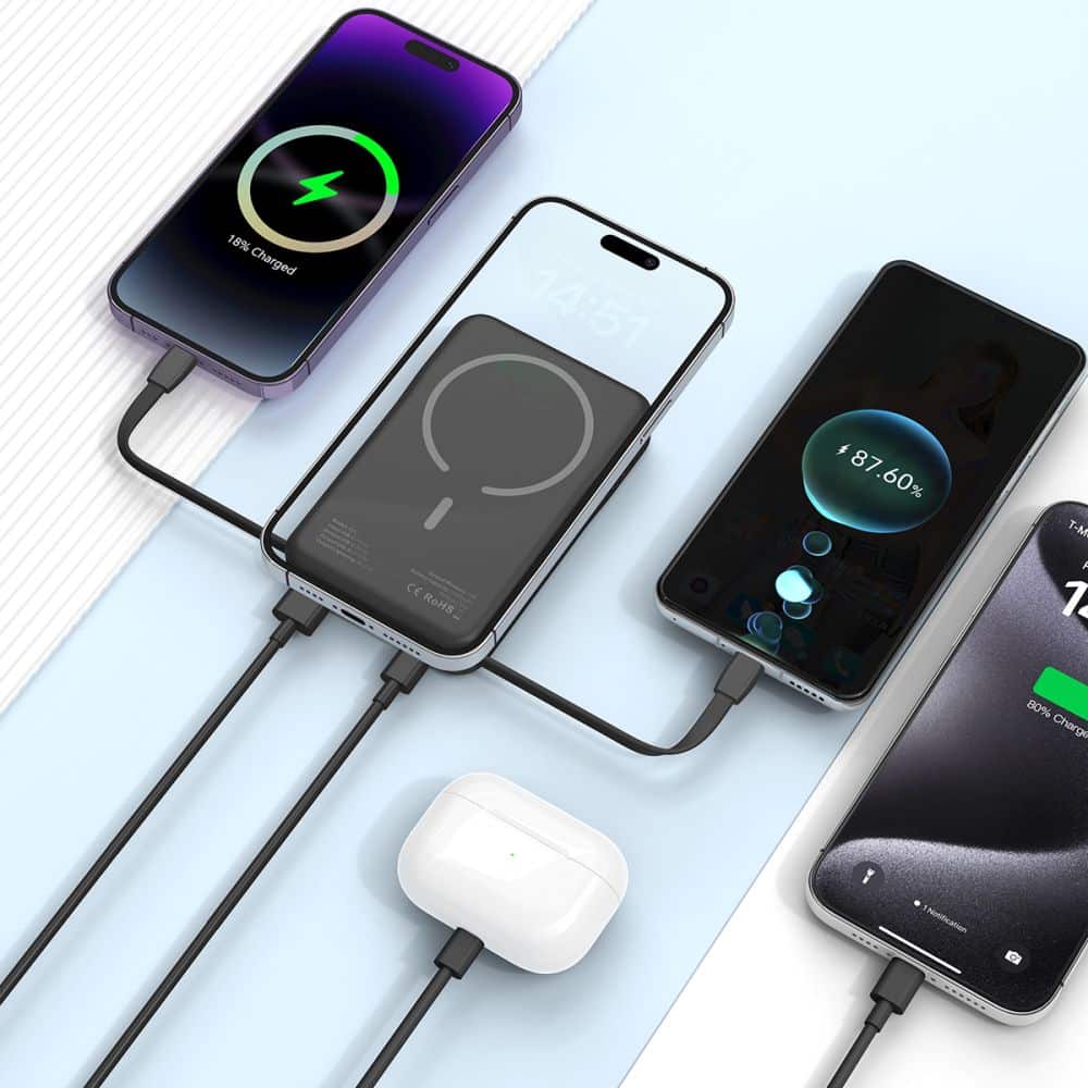 Tech-Protect PB31 Lifemag Magsafe power bank 10000mah μαύρο - Image 9
