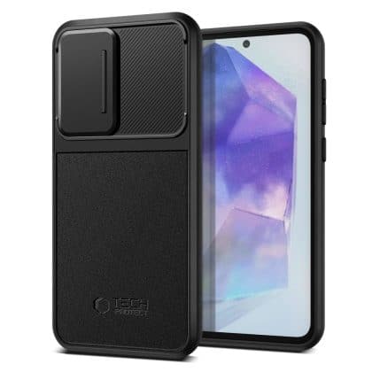 TECH-PROTECT Velar Cam+ - θήκη για Samsung Galaxy A55 - Μαύρο