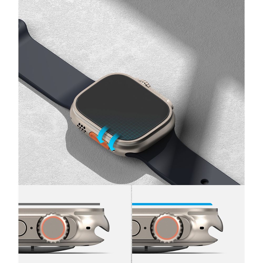 Ringke ID FC Glass 4-pack Apple Watch Ultra 1 / 2 (49 mm) διαφανές - Image 8