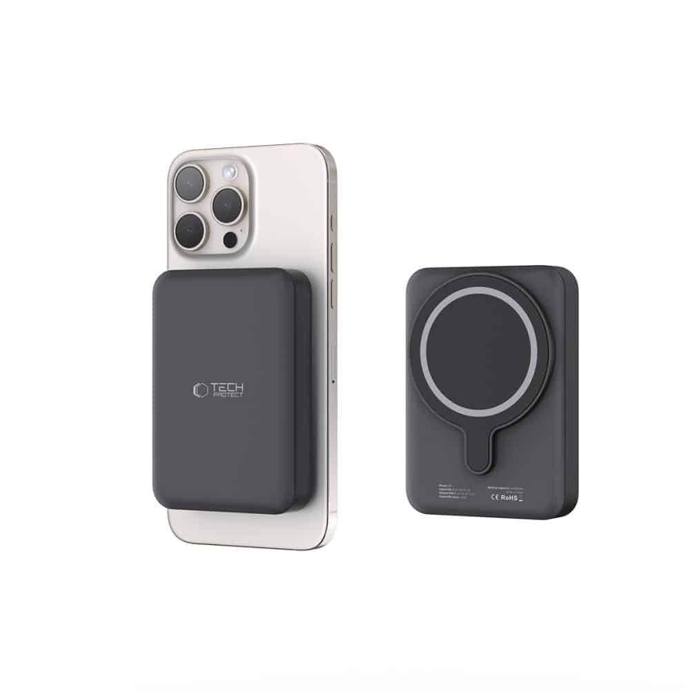 Tech-Protect PB11 Lifemag Magsafe power bank 10000mAh μαύρο - Image 5
