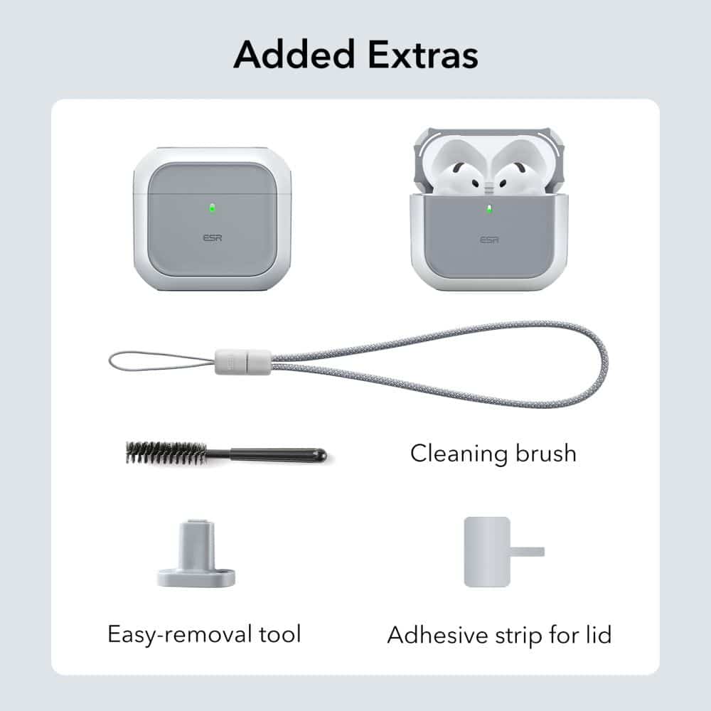 ESR Orbit Halolock MagSafe Apple AirPods 4 λευκό - Image 8
