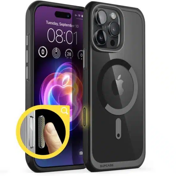 Supcase Unicorn Beetle Slim Clear - Apple iPhone 16 Pro Max - Μαύρο