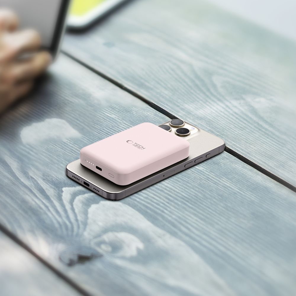 Tech-Protect PB11 Lifemag MagSafe power bank 10000mAh ροζ - Image 9