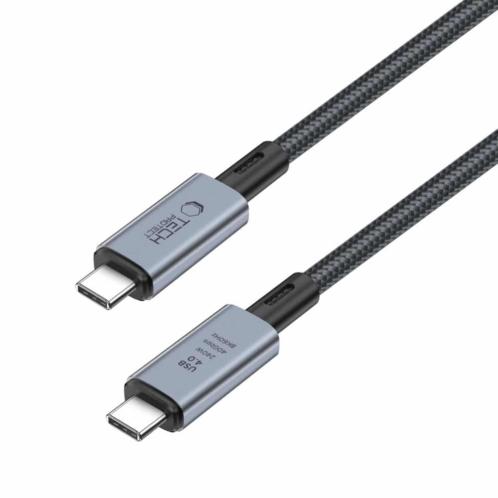 Tech-Protect Ultraboot Max USB 4.0 8K 40Gbps Type-C καλώδιο PD240W 100CM γκρι - Image 3