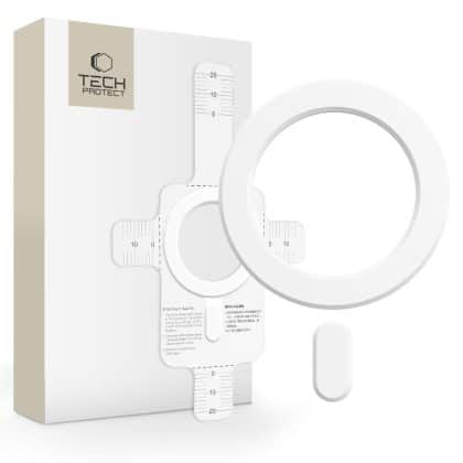 Tech-Protect Μάγματ MagSafe Universal Μαγνητικός Δακτύλιος Λευκός