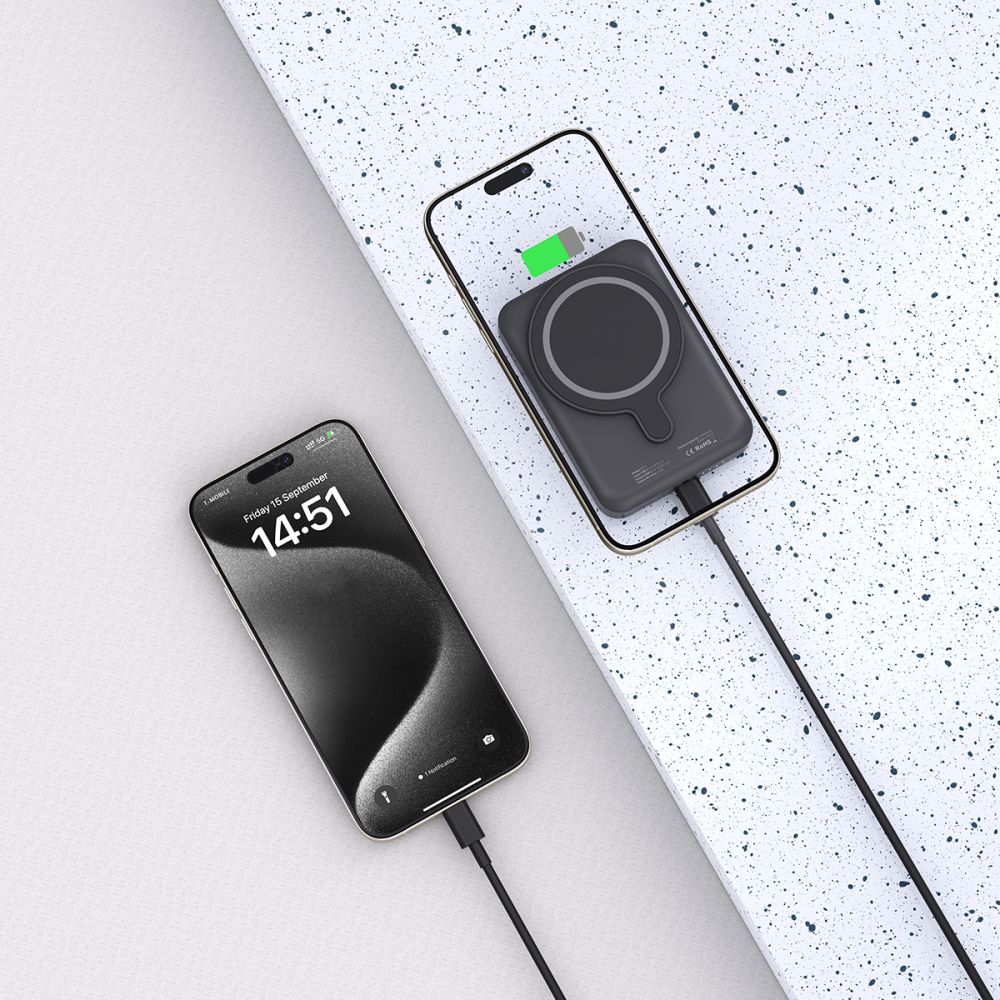 Tech-Protect PB11 Lifemag Magsafe power bank 10000mAh μαύρο - Image 6