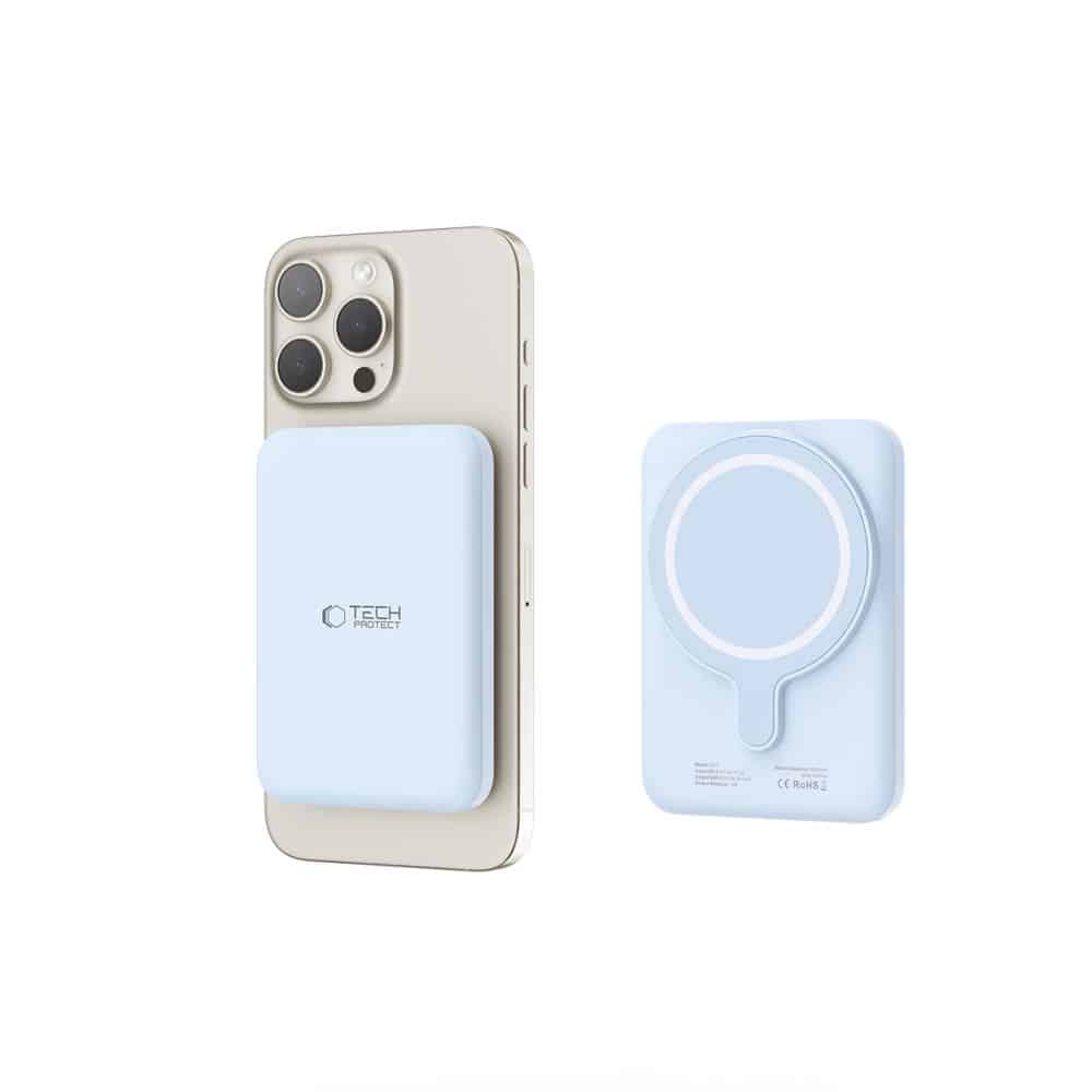 Tech-Protect PB10 Lifemag Magsafe Power Bank 5000mAh μπλε - Image 4