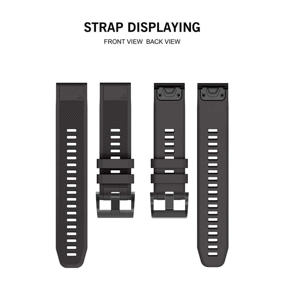 Tech-Protect ομαλή Garmin Fenix 5 / 6 / 6 Pro / 7 μαύρη - Image 3