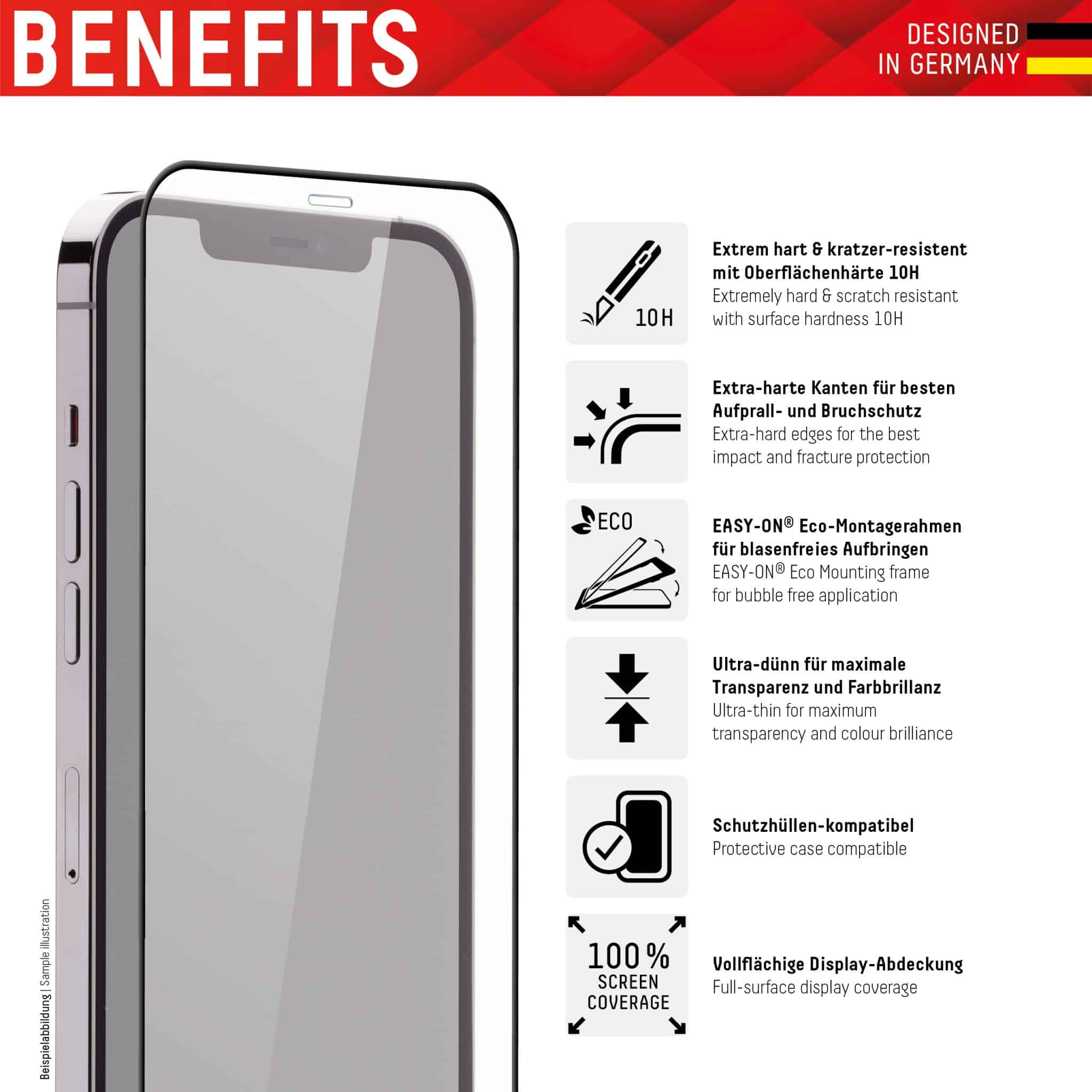 Displex Προστασία Οθόνης για iPhone XS Max / iPhone 11 Pro Max - Real Glass Full Cover - Image 2