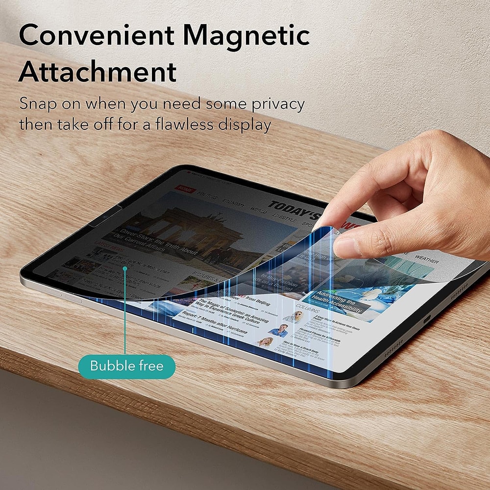 ESR κάλυμμα για iPad Pro 12.9 (2018 / 2020 / 2021 / 2022) - Μαγνητική προστασία οθόνης - Ιδιωτικότητα - Image 4