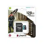 Kingston Memory card με αντάπτορα, 128GB - Μαύρο - Image 2