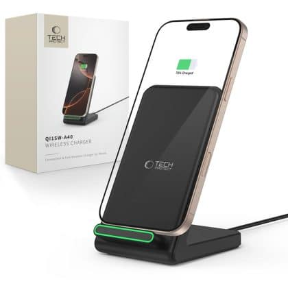 Tech-Protect ασύρματος φορτιστής QI15W-A40 μαύρος
